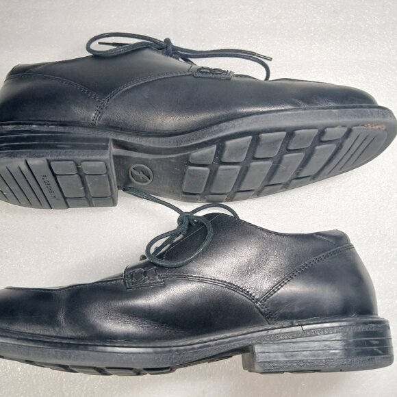 Florsheim Imperial Black Leather Cap Toe Oxfords 10 D Comfortech EUC - Picture 1 of 13